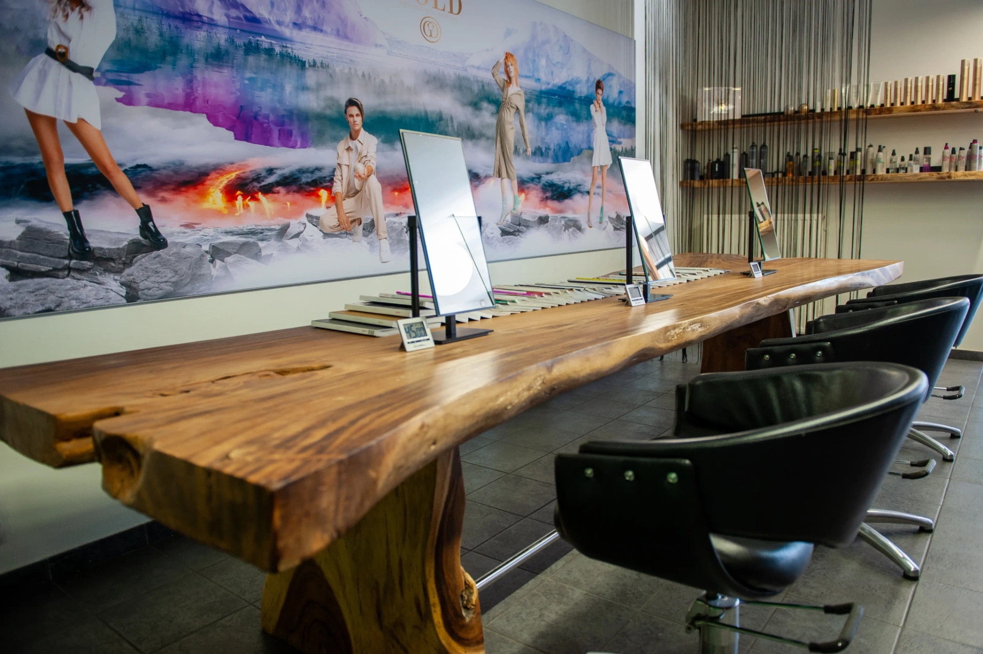 Style bar in Coupe Pure salon
